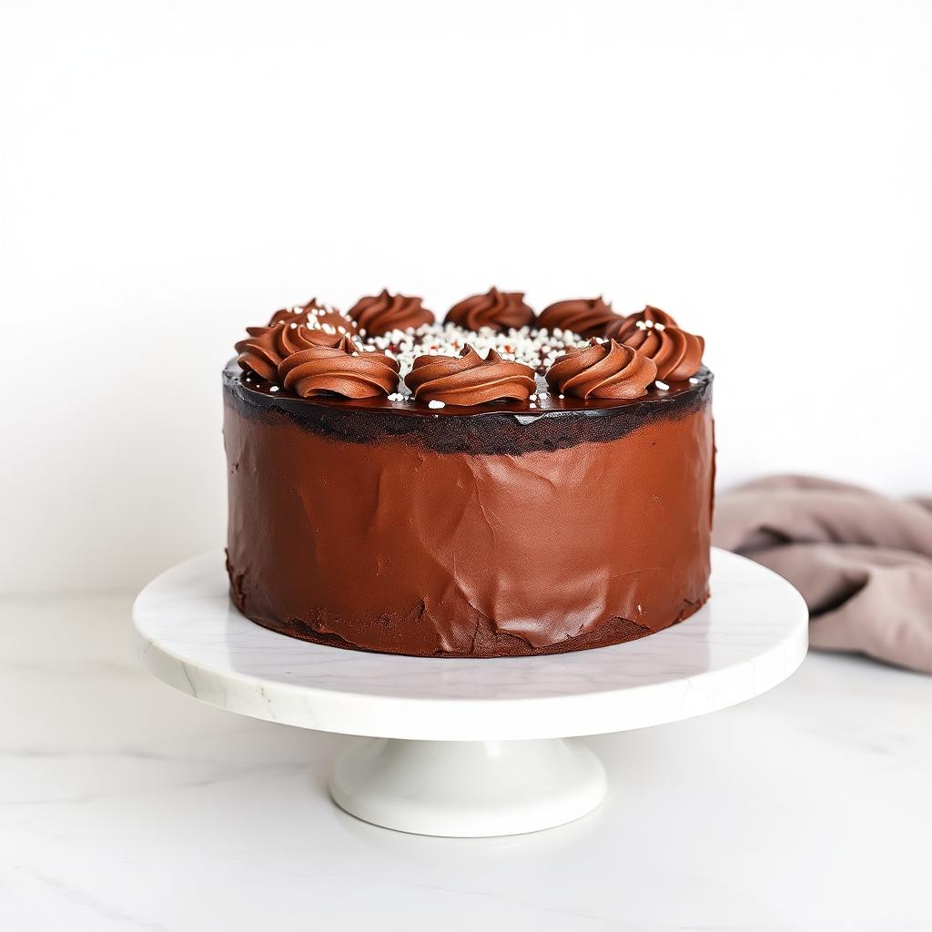 Belgian Chocolate Fudge Cake